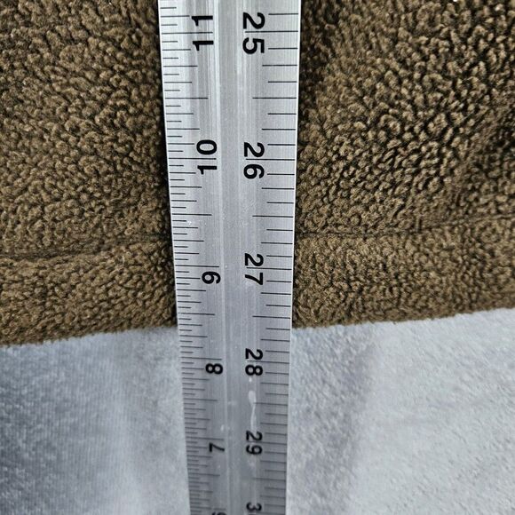 Woolrich Jacket Mens XL Brown Outdoor Fleece Full Zip - Picture 4 of 9